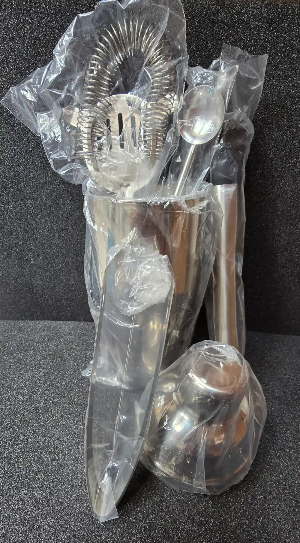 Cocktail Shaker Set Edelstahl – neu originalverpackt