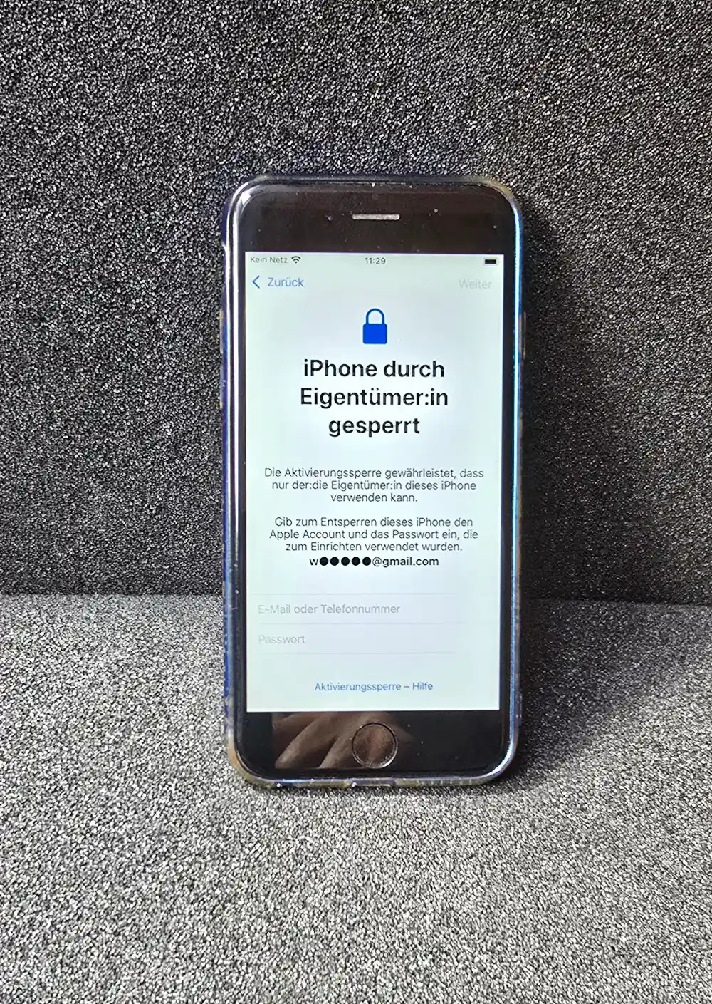 iPhone 6s gebraucht – iCloud gesperrt